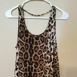 ANIMAL PRINT SWING TANK TOP
